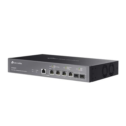 TP-Link JetStream 4-Port 10GBase-T and 2-Port 10GE SFP+ L2+ Managed Switch with 4-Port PoE++