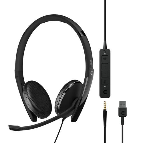 Epos 1000902 Headset ADAPT 165T USB II Stereo Teams certified headset.