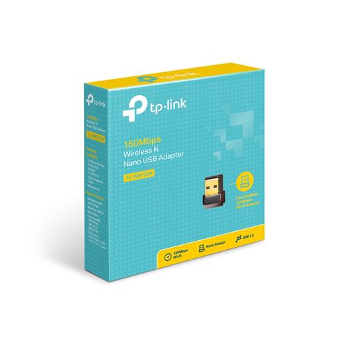TP-Link TL-WN725N 150Mbps Wireless N Nano USB Adapter Support 802.11b/g/n Nano size Provide USB 2.0 Interface Provide software WPS Support Windows XP/Vista/7/8/MAC