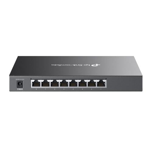 TP-Link JetStream 8-Port Gigabit Smart Switch with 4-Port PoE+ PORT: 4x Gigabit PoE+ Ports SPEC: 802.3at/af 62 W PoE Power Desktop Steel Case