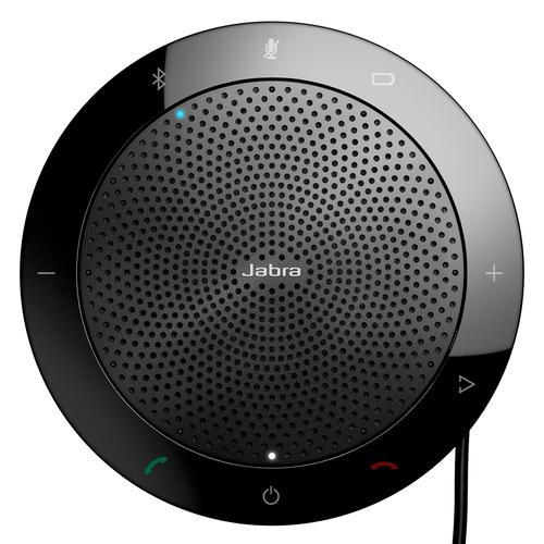 Jabra SPEAK 510 MS Bluetooth and USB speakerphone to call and multitask on your terms# at the office. at home. or on the go.Certified by Microsoft