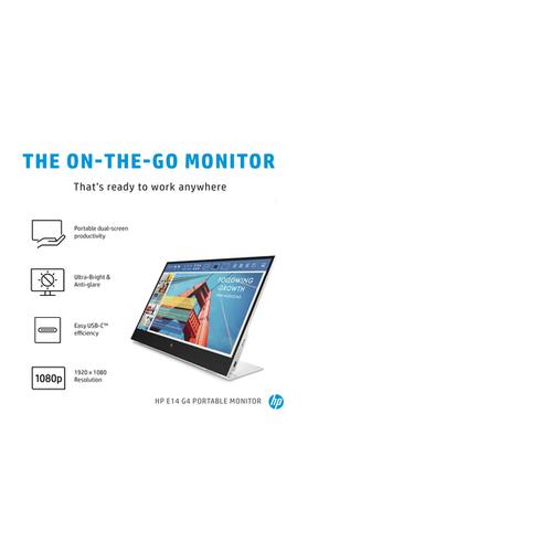 HP E-Series E14 G4 Portable Monitor