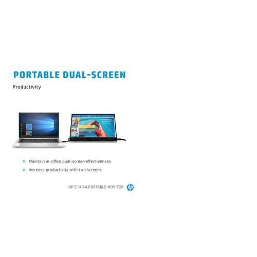 HP E-Series E14 G4 Portable Monitor