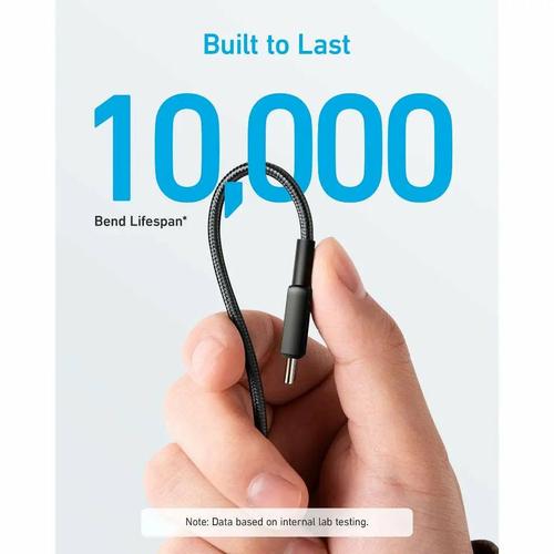 Anker Anker 322 USB-C to USB-C Cable Nylon (0.9M Braided Black) 60W