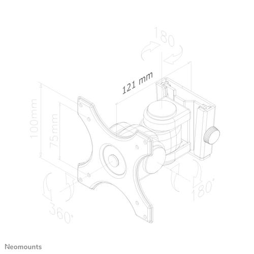 Neomounts Neomounts Flat Screen Wall Mount (2 pivots & tiltable)