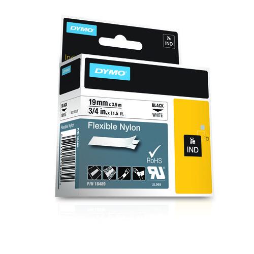 Dymo RHINO TAPE NYLON 19MM WIT