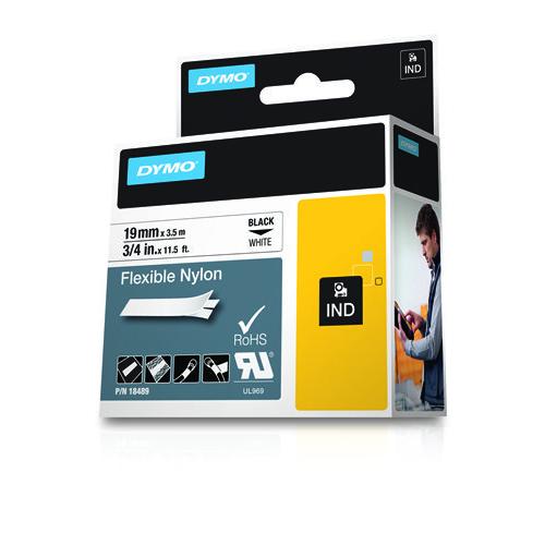 Dymo RHINO TAPE NYLON 19MM WIT