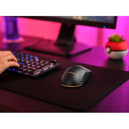 Trust GXT 927 Redex+ muis Gamen Rechtshandig RF Wireless + USB Type-A Laser 25600 DPI