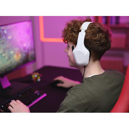 Trust GXT 415W Zirox Headset Bedraad Hoofdband Gamen Wit