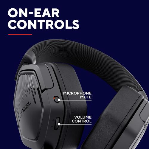 Trust GXT492 Carus Headset Bedraad Hoofdband Gamen Zwart