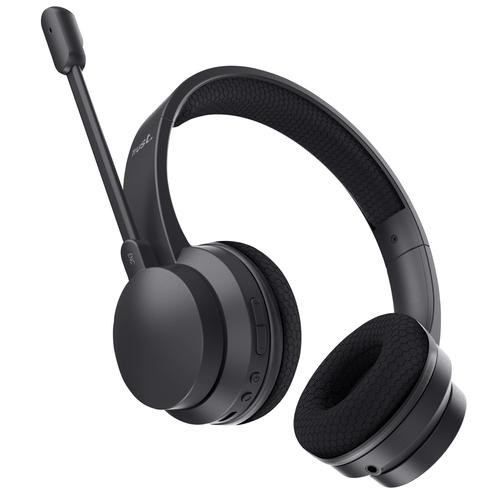 Trust Ayda Headset Bedraad en draadloos Hoofdband Oproepen/muziek USB Type-C Bluetooth Zwart