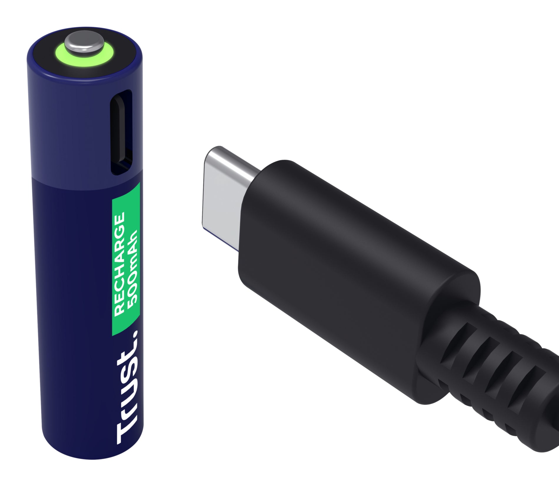 TRU USB-C RECHARGEABLE BATTERIES 4P - AAA