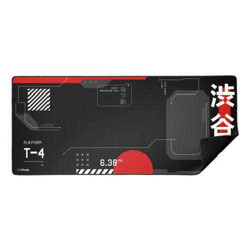 Trust GXT 759 XXL Game-muismat Zwart, Rood