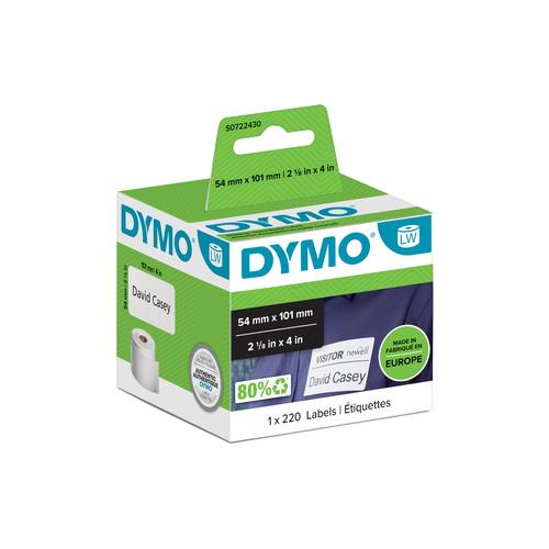 Dymo LW ETIKET VERZEND/BADGE 54*101MM (1X220)