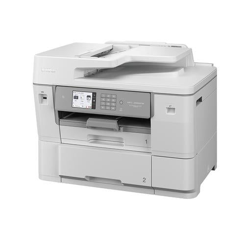 Brother Flatbed/ADF kleur A3/langformaat inkjetprinter/copier/scanner/fax/PC-fax 33K6 35/32 ppm (zwart-wit/kleur) 1200x4800 dpi512MB USB host USB 2.0