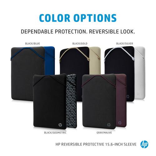 HP omkeerbare beschermende 15,6-inch zilverkleurige laptophoes