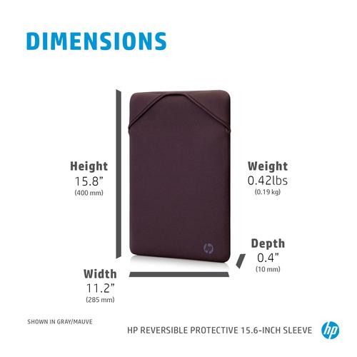 HP omkeerbare beschermende 15,6-inch zilverkleurige laptophoes