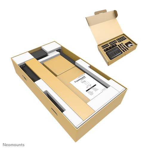 Neomounts Neomounts Move Lift Motorised Mobile Stand incl. storage box 10 cm. Wheels Floor - VESA 100x100 up to 800x600