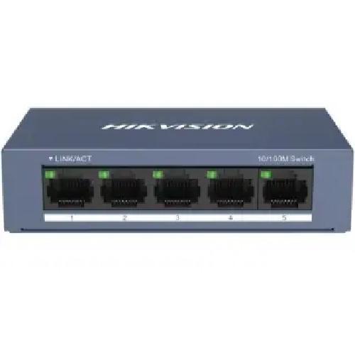 Hikvision Pro Series DS-3E0105-O netwerk-switch Unmanaged Fast Ethernet (10/100) Grijs