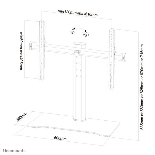 Neomounts Neomounts Flat Screen Desk Mount (stand/foot)