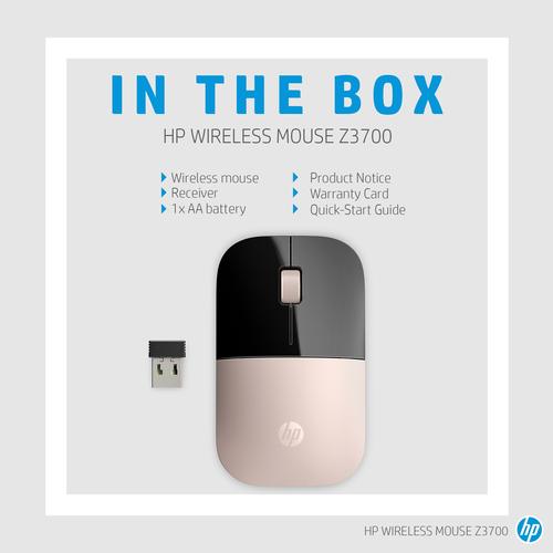 HP Printing & Computing HP Z3700 Wireless Mouse - Dragonfly Blue