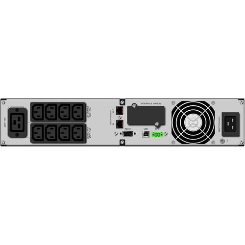 NextUPS Mantis II RT2U NETPACK AVR sinewave 1500VA/1350W-RJ45protection-EPO-W/IEC socket*8-LCD display-USB/RS232-SNMP/WEB interface