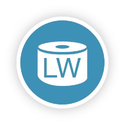 Dymo LW HANGMAP ETIKET 12*50MM (1X220)