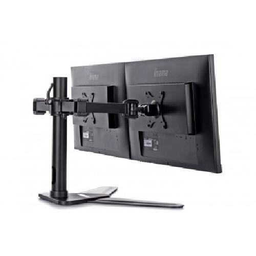 Iiyama Flexible desk stand for dual monitor. Monitor size 10i~30i. VESA 75x75 or 100x100mm. <=10kg