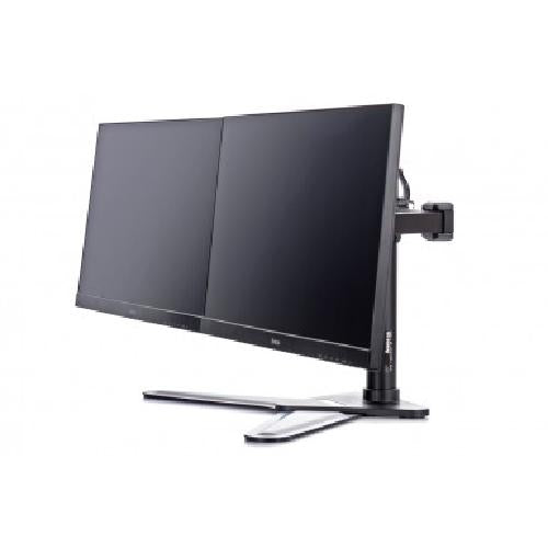 Iiyama Flexible desk stand for dual monitor. Monitor size 10i~30i. VESA 75x75 or 100x100mm. <=10kg