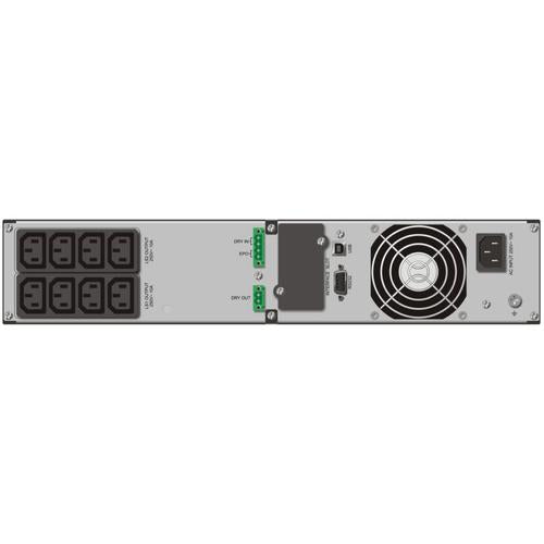 NextUPS Logix II RT2U NETPACK Online 1000VA/900W RJ-45 protection EPO W/IEC sockets 8pcs IEC cables 2pcs USB/RS232 port SNMP/WEB Interface