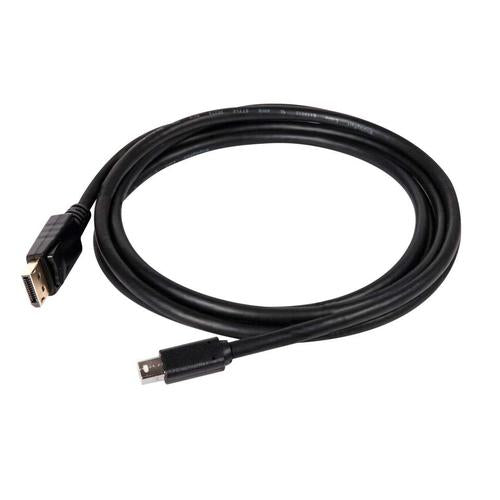 Club 3D Mini DisplayPort to DisplayPort 1.2 HBR2 Cable M/M 2meter 4K60Hz .Poly Bag