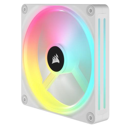 Corsair QX RGB Series iCUE LINK QX140 RGB WHITE140mm Magnetic Dome RGB Fan Expansion Kit