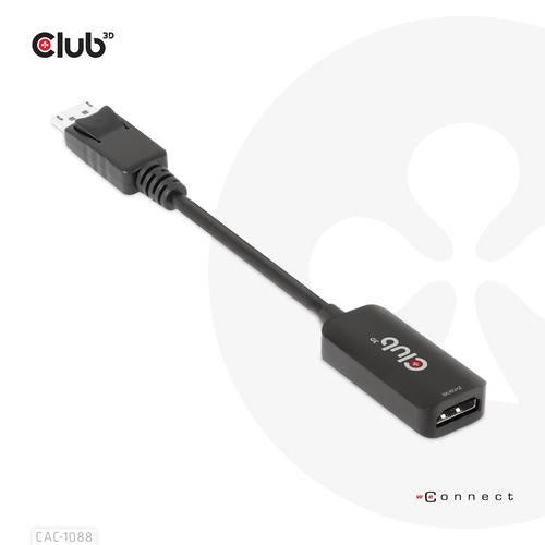 Club 3D DisplayPort 1.4 to HDMI 4K120Hz/8K60Hz HDR Active adapter M/F
