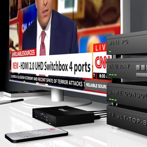 Club 3D HDMI 2.0 UHD SwitchBox 4 Ports