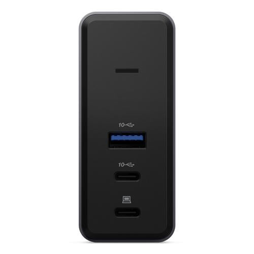 Lenovo X9 Charging GaN Dock Bedraad USB 3.2 Gen 2 (3.1 Gen 2) Type-C Grijs