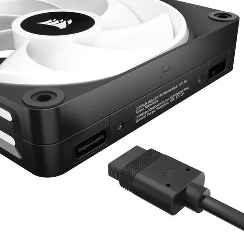 Corsair QX RGB Series iCUE LINK QX120 RGB 120mmMagnetic Dome RGB Fan Expansion Kit