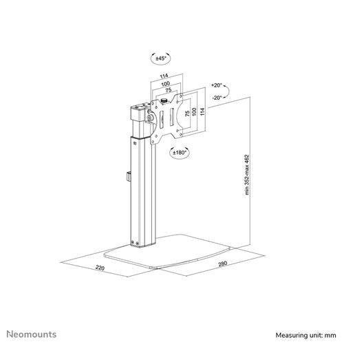 Neomounts Neomounts Flat Screen Desk Mount (stand)
