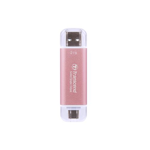 Transcend 2TB USB External SSD ESD310P USB 10GbpsType C/ A Pink