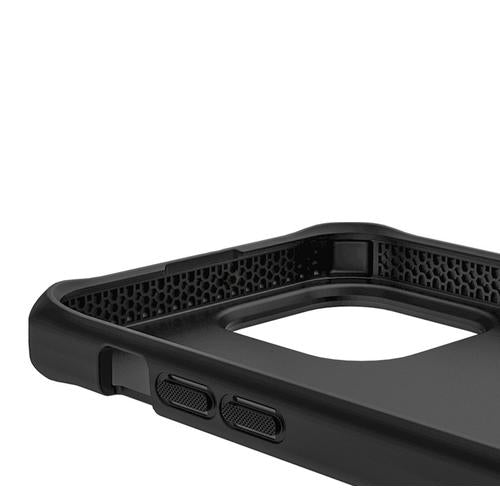 Mobilis SPECTRUM_R Case for iPhone 15 - iPhone 14 - Solid Black Mat - Soft bag