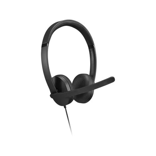 Lenovo 4XD1P83425 hoofdtelefoon/headset Bedraad Hoofdband Oproepen/muziek USB Type-A Zwart
