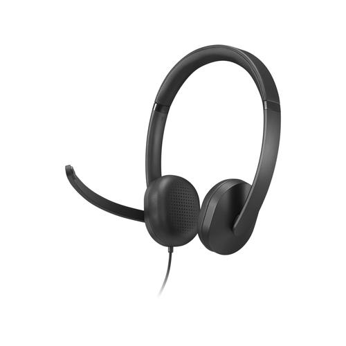 Lenovo VoIP Headset 5000 Bedraad Hoofdband Kantoor/callcenter USB Type-C Zwart