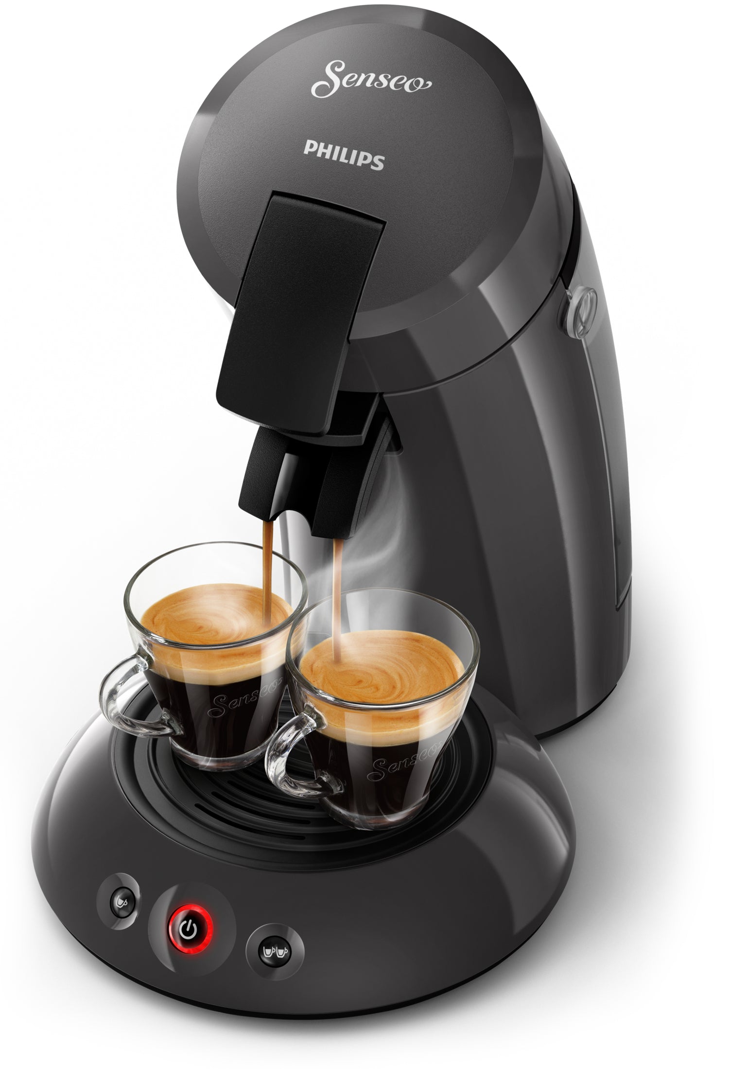 Coffee machine New Senseo Original basic cashmere gray WE settings