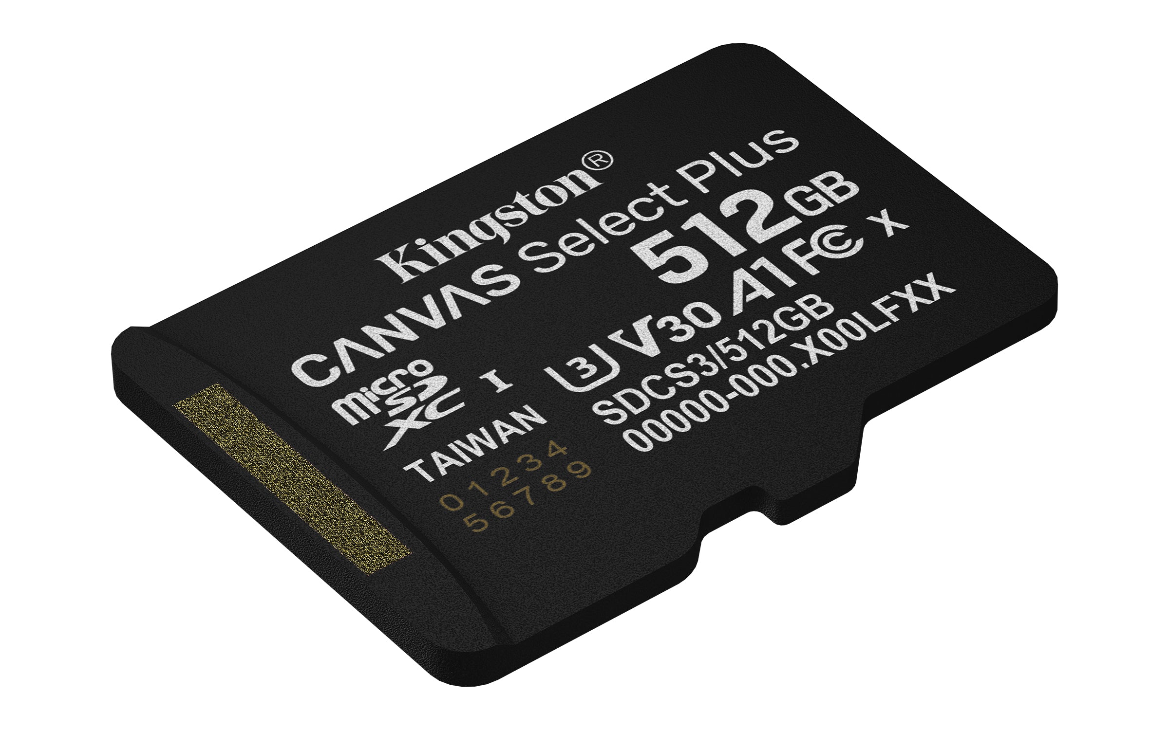 512GB microSDXC Canvas Select Plus Gen3 150MB/s A1 Card + Adapter