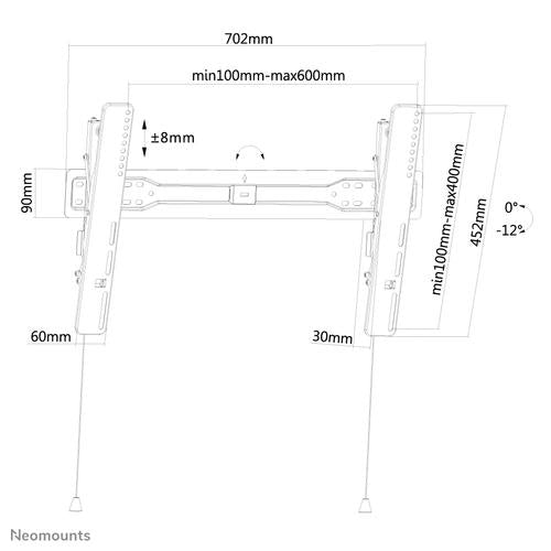 Neomounts Neomounts Flat Screen Wall Mount (tiltable)