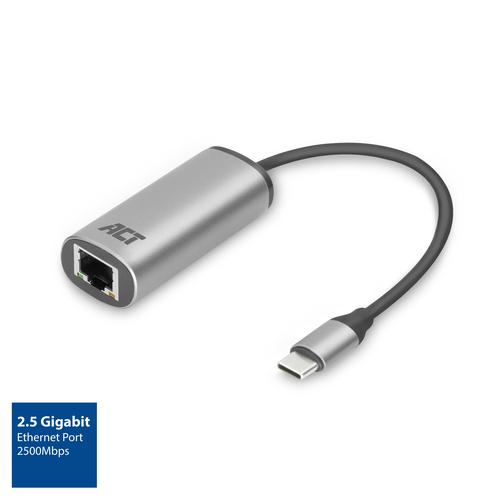 ACT USB-C to 2.5 Gigabit Ethernet Adapter
