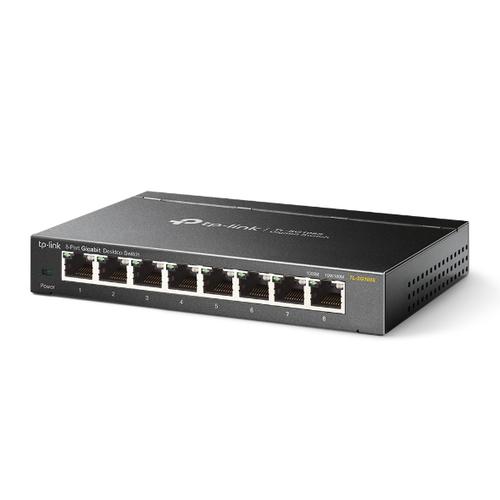 TP-Link 8-port Desktop Gigabit Switch 8 10/100/1000M RJ45 ports steel case V4
