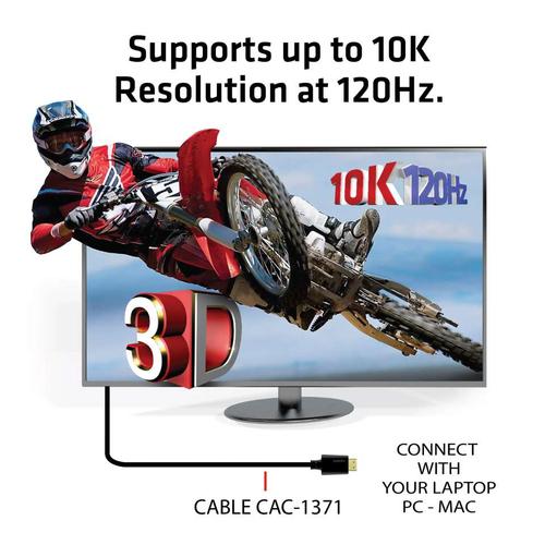 Club 3D HDMI 2.1 Ultra High Speed 10K 120Hz 1Meter M/M