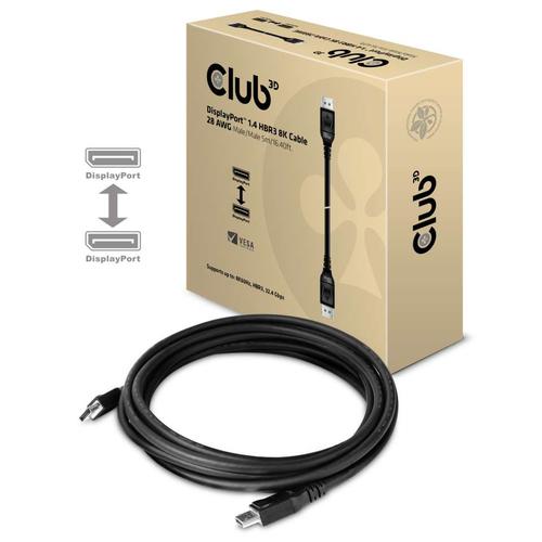 Club 3D DisplayPort 1.4 HBR3 8K Cable M/M 5meter Vesa Certified