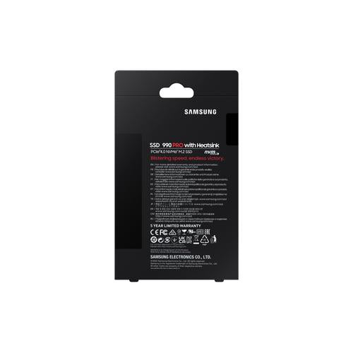 Samsung SSD 990 PRO Heatsink M.2 NVME 4TB