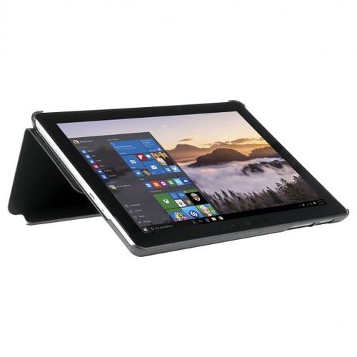 Mobilis Origine Folio Case for Surface Go  - Black hard shell - Access to all ports features and functions - Magnets closure - Leather imitation